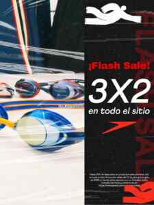 Flash Sale Speedo: 3x2 en todo el sitio solo por hoy Imagen de la promo
