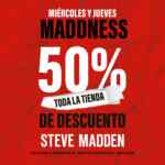 Steve Madden Maddness: 50% de descuento en toda la tienda los miércoles y jueves de julio 2026