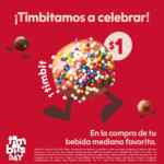 En Tim Hortons: Timbits a $1 en la compra de tu bebida mediana solo por hoy En Tim Hortons: Timbits a $1 en la compra de tu bebida mediana solo por hoy