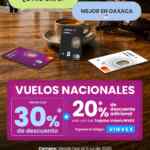 En Volaris Vuelos nacionales con hasta un 30% de descuento + hasta 20% adicional con Invex En Volaris Vuelos nacionales con hasta un 30% de descuento + hasta 20% adicional con Invex