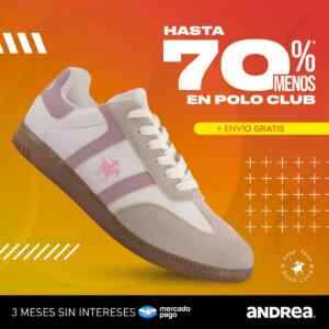 Promo Andrea: Hasta 70% de descuento en Polo Club + 3 msi Imagen de la promo
