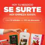 Promoción City Club 10x10 más descuentos acumulables de hasta un 15%