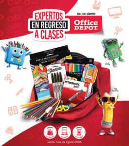 Folleto Expertos en Regreso a Clases Office Depot Agosto 2026 Imagen de la promo