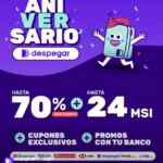 Despegar Aniversario 2026: hasta 70% de descuento + hasta 24 msi + cupones y más Despegar Aniversario 2026: hasta 70% de descuento + hasta 24 msi + cupones y más