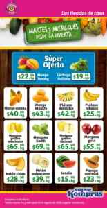 Ofertas Super Kompras Martes y Miércoles desde la Huerta frutas y verduras 4 y 5 de agosto 2026 Imagen de la promo
