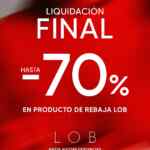 Liquidación Final 2026 LOB: Hasta 70% de descuento en producto de rebaja