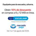 En MacStore 10% de descuento adicional en compras a 6 y 12 msi con Mercado Pago
