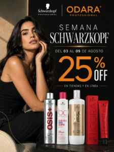 Semana Schwarzkopf Odara Professional: 25% de descuento en productos seleccionados Imagen de la promo