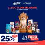 Promociones Petco Día del Gato 2026: Hasta un 25% de descuento en todo para tu gato