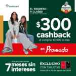 Promoción Promoda: $300 de cashback con compra mínima con Bradescard Promoción Promoda: $300 de cashback con compra mínima con Bradescard