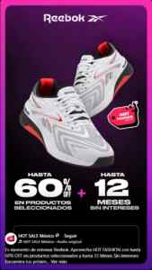 Reebok Hot Fashion 2026: hasta 60% de descuento y hasta 12 msi Imagen de la promo