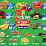 Ofertas S-Mart 3 días de frutas y verduras del 11 al 13 de agosto 2026