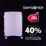 Samsonite Hot Fashion 2026: Hasta 40% de descuento + hasta 12 msi