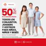 Segundo a mitad de precio en Conjuntos, Vestidos infantiles y más en Del Sol y Woolworth Segundo a mitad de precio en Conjuntos, Vestidos infantiles y más en Del Sol y Woolworth