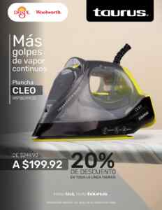 Promo Del Sol y Woolworth: 20% de descuento en toda la línea Taurus Imagen de la promo