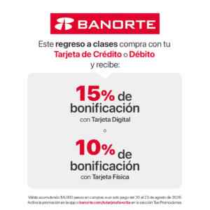 Regreso a Clases iShop Mixup: hasta 15% de bonificación con Banorte Imagen de la promo