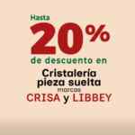Promo Almacenes Ánfora: Hasta 20% de descuento en Cristalería pieza suelta Promo Almacenes Ánfora: Hasta 20% de descuento en Cristalería pieza suelta