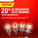 En AutoZone 20% de descuento en el Segundo foco individual En AutoZone 20% de descuento en el Segundo foco individual