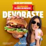 Promoción 35 Aniversario Carl's Jr.: Famous Star con Queso por solo $35