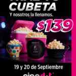 Promo Cinedot: lleva tu contenedor y te lo llenan de Palomitas por $139 el 19 y 20 de septiembre Promo Cinedot: lleva tu contenedor y te lo llenan de Palomitas por $139 el 19 y 20 de septiembre