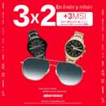 En Dportenis 3x2 en relojes y lentes + 3 msi