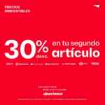 Precios irresistibles Dportenis: 30% de descuento en tu segundo artículo + 3 msi