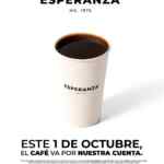 Promo Pastelerías Esperanza: Café GRATIS con cupón de la app