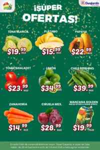 Ofertas Súper Guajardo frutas y verduras 29 de septiembre al 1 de octubre 2026 Imagen de la promo