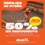 Rebajas de otoño 2026 Martí: Hasta 50% de descuento + 10% adicional a lo ya rebajado Rebajas de otoño 2026 Martí: Hasta 50% de descuento + 10% adicional a lo ya rebajado