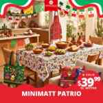 Promo Modatelas: Minimatt Patrio a $39.99 el metro Promo Modatelas: Minimatt Patrio a $39.99 el metro