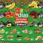 Ofertas S-Mart 3 días de frutas y verduras del 1 al 3 de septiembre 2026