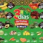 Ofertas S-Mart 3 días de frutas y verduras del 15 al 17 de septiembre 2026