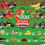 Ofertas S-Mart 3 días de frutas y verduras del 22 al 24 de septiembre 2026