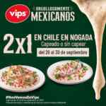Orgullosamente Mexicanos Vips: 2x1 en Chile en nogada al 30 de septiembre 2026