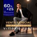 Venta especial de Aniversario Vittorio Forti: 60% de descuento + 25% adicional