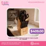 El Mes Rosa Almacenes Ánfora: Juego de cuchillos y tijeras a $409 El Mes Rosa Almacenes Ánfora: Juego de cuchillos y tijeras a $409