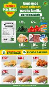 Bodega Aurrera Tianguis de frutas y verduras Precio Bodega al 8 de octubre 2026 Imagen de la promo