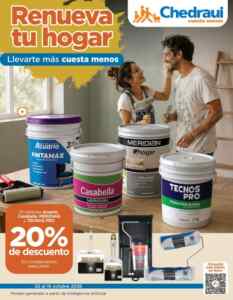 Folleto Chedraui Cuesta Menos Renueva tu hogar al 16 de octubre 2026 Imagen de la promo