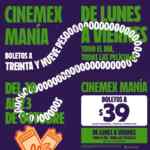 Cinemex Manía: Boletos a solo $39