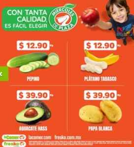 Miércoles de Plaza 7 de octubre: frutas y verduras en la Comer y Fresko Imagen de la promo