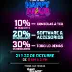 Happy Hour Game Planet: Hasta 30% de descuento hoy y mañana