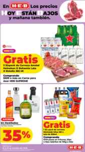 Folleto HEB semanal al 22 de octubre 2026 con ofertas de 2x1, 3x2, Productos Gratis y más Imagen de la promo