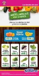 Ofertas Super Kompras Martes y Miércoles desde la Huerta frutas y verduras 6 y 7 de octubre 2026 Imagen de la promo