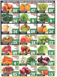Ofertas Casa Ley Frutas y verduras 6 y 7 de octubre 2026 Imagen de la promo