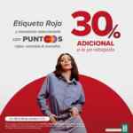 Promo La Marina: 30% de descuento adicional a lo ya rebajado en mercancía marcada con puntos