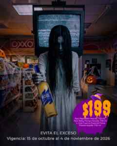 Promo de Halloween y Día de Muertos 2026 Oxxo: Tequilas a $199 y más Imagen de la promo