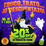 Halloween Panini: 20% de descuento en productos Panini