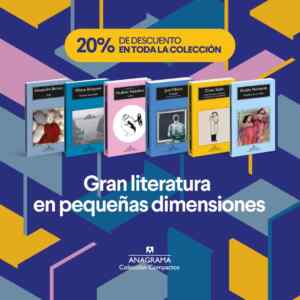 20% de descuento en toda la colección Compactos Anagrama en Cafebrería El Péndulo Imagen de la promo