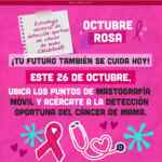 Mastografías GRATIS en la CDMX hoy 26 de octubre 2026