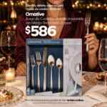 Promo Sam’s Club: Juego de cubiertos Ornative de 20 piezas a $586 y más